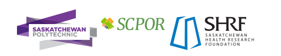 farmh sponsor logos, which include Saskatchewan Polytechnic, Saskatchewan Centre for Patient-Oriented Research, and Saskatchewan Health Research Foundation